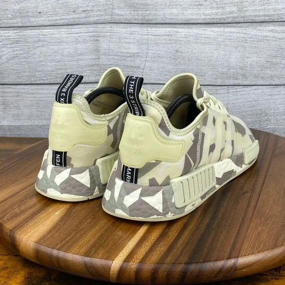 Adidas NMD R1 Fractal Camo Sand Men’s Shoes EF4262 Sneaker Size 10.5